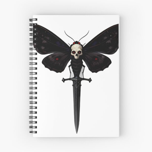 Item preview, Gothic Deaths Head Hawkmoth Claymore Sword designed and sold by IllumeInk.