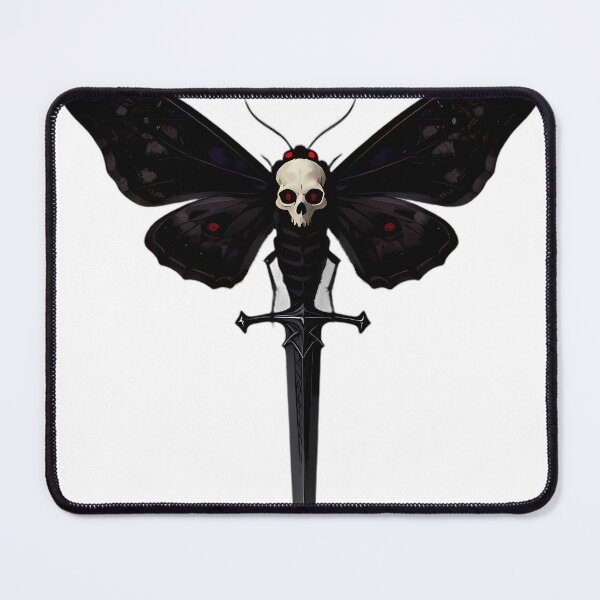 Item preview, Gothic Deaths Head Hawkmoth Claymore Sword designed and sold by IllumeInk.