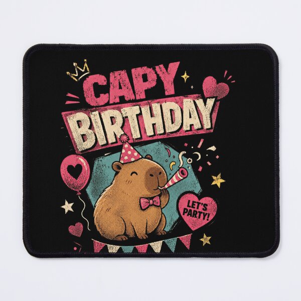 Item preview, Capy Birthday Capybara Lover Party Celebration designed and sold by RetroMini2026.