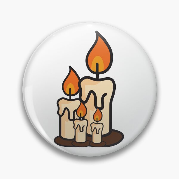Item preview, Halloween melting candles with burning fire vector illustration designed and sold by PowerAntShop.