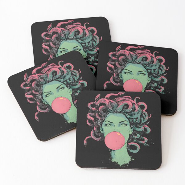 Item preview, Medusa Bubblegum Mythological Snake Hair Goddess designed and sold by SilviCarry.