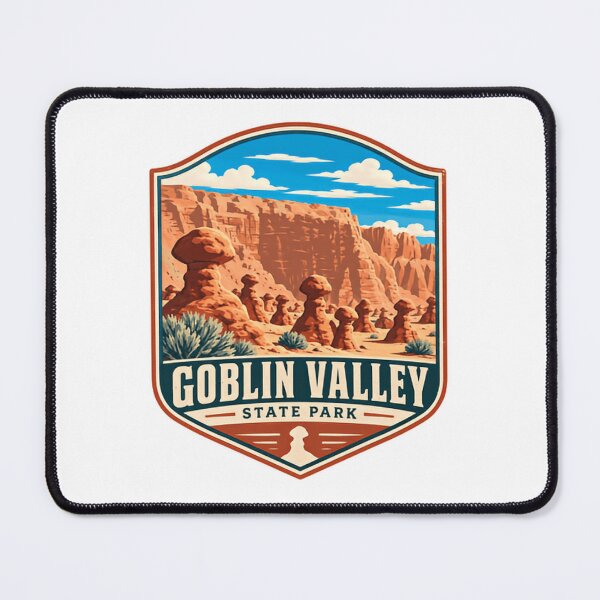 Item preview, Goblin Valley State Park Utah Hiker Travel Explorer designed and sold by Star3NowForMe.