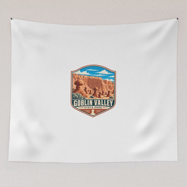 Item preview, Goblin Valley State Park Utah Hiker Travel Explorer designed and sold by Star3NowForMe.