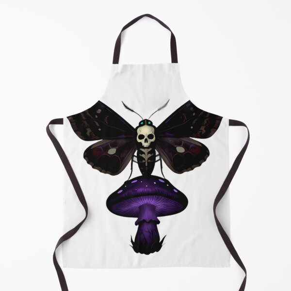 Item preview, Gothic Deaths Head Hawkmoth Luminous Mushroom designed and sold by IllumeInk.