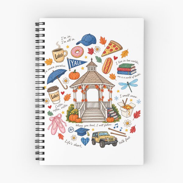 Item preview, Stars Hollow Cozy Fall Festival Coffee Books Autumn Lover Dragonfly Inn designed and sold by OMITTEROMINOUS.
