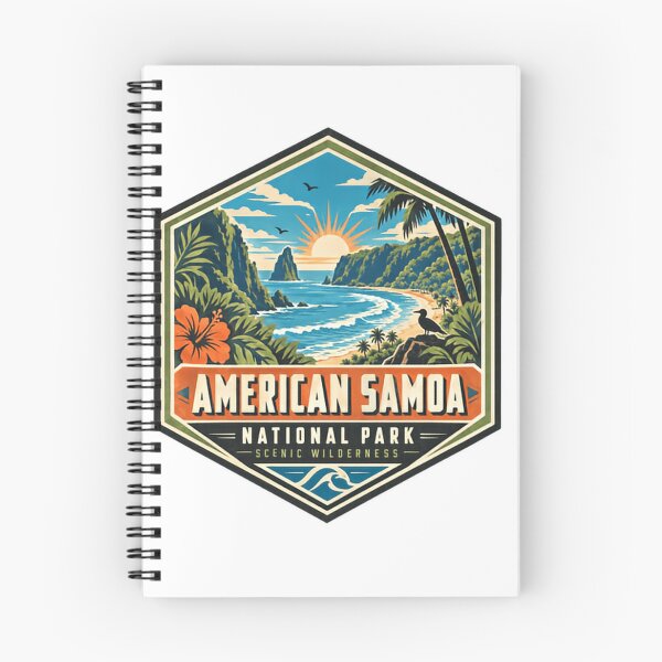 Item preview, American Samoa National Park Scenic Wilderness Travel Souvenir designed and sold by Simsimah26Parks.