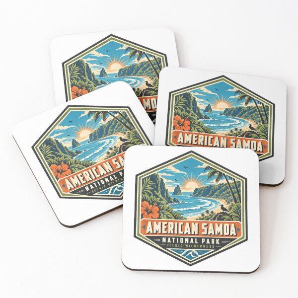 Item preview, American Samoa National Park Scenic Wilderness Travel Souvenir designed and sold by Simsimah26Parks.