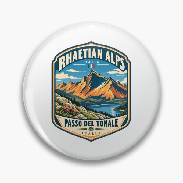 Item preview, Rhaetian Alps Italia Passo Del Tonale Italia Mountain Hiking Traveler designed and sold by Star3NowForMe.