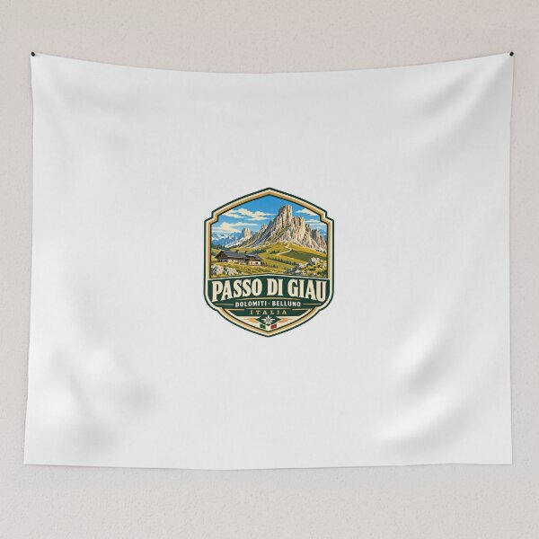 Item preview, Passo Di Giau Dolomites Belluno Italia Mountain Travel Souvenir designed and sold by Star3NowForMe.