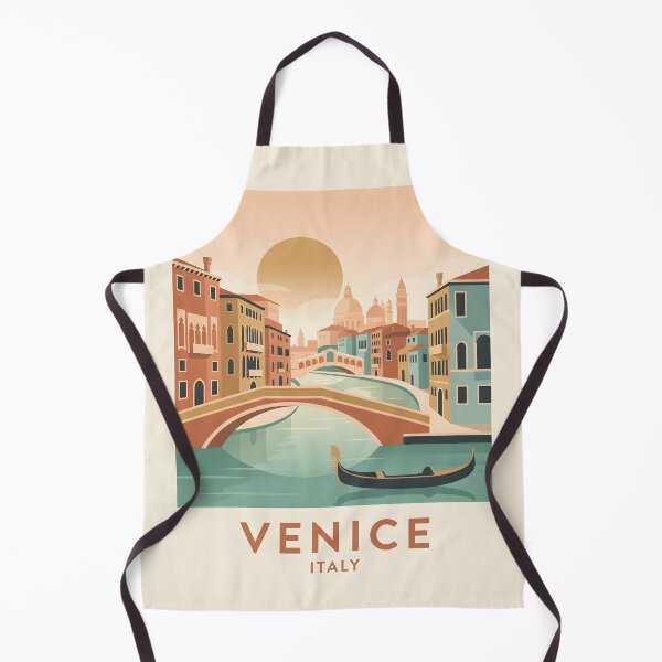 Item preview, Venice Italy Vintage Travel Poster - Minimalist Canal Art Print designed and sold by DuckOddity.