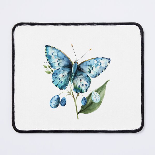 Item preview, Blue Butterfly | Elegant Nature Aesthetic Art designed and sold by Mandayartstudio.