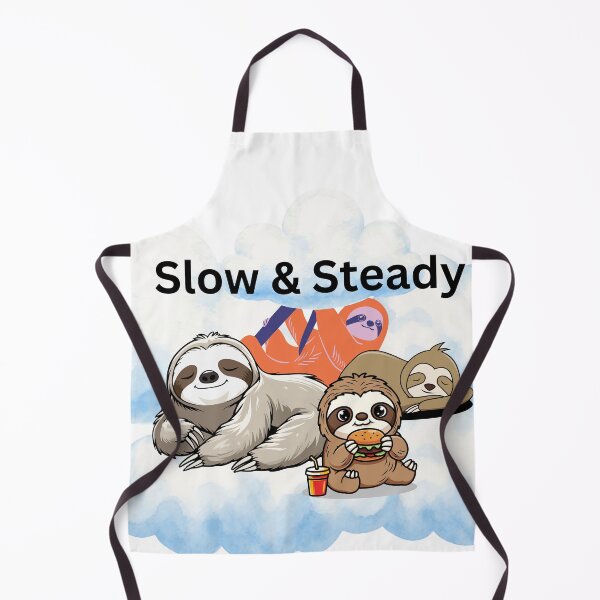 Item preview, Slow and steady sloth with funny saying theme designed and sold by CurlyDoodle.