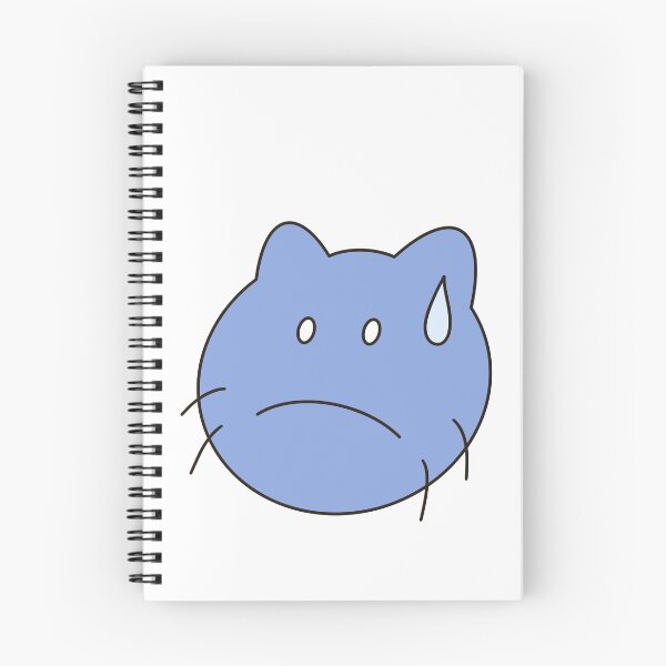 Item preview, Sad Blue Cat Hand Drawn Vector designed and sold by Porpor Artwork.