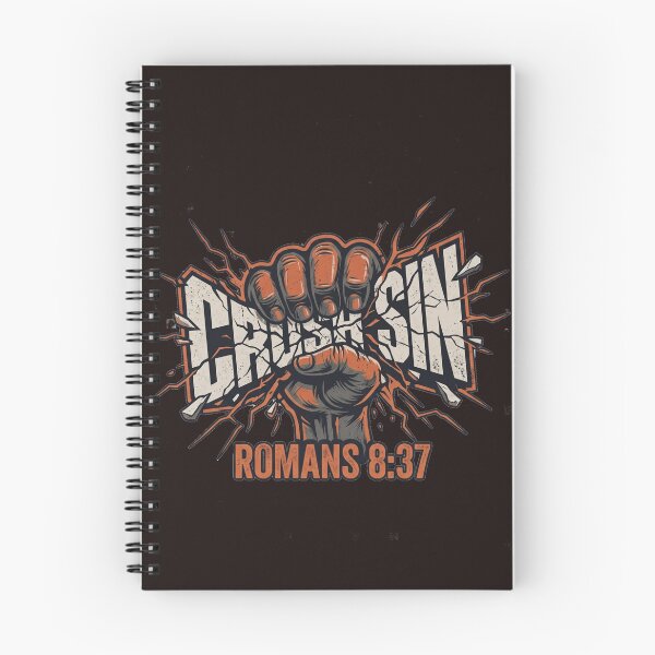 Item preview, Crush Sin - Romans 8:37 | Christian Strength Graphic designed and sold by CoffeeNJesus.