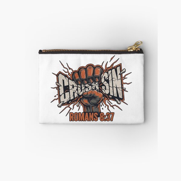 Item preview, Crush Sin - Romans 8:37 | Christian Strength Graphic designed and sold by CoffeeNJesus.