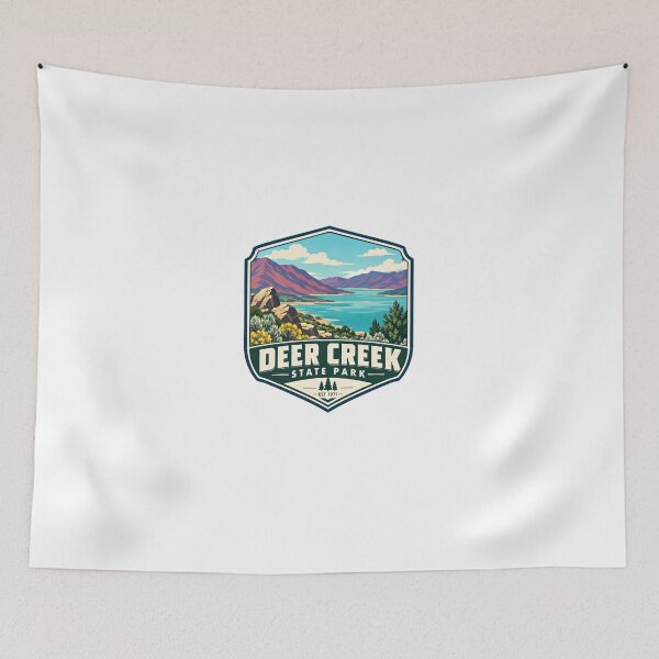 Item preview, Deer Creek State Park Outdoors Traveler Souvenir Hiking Camping Nature Enthusiast designed and sold by Star3NowForMe.