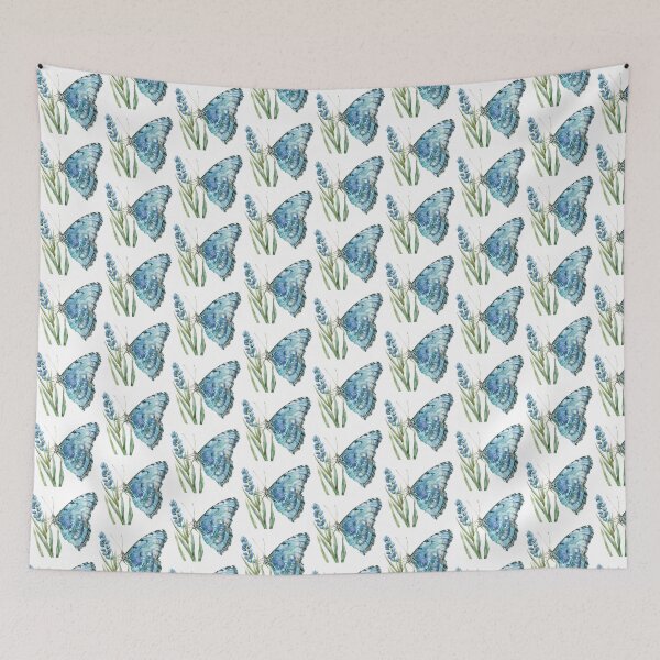 Item preview, Blue Butterfly | Elegant Nature Aesthetic Art designed and sold by Mandayartstudio.