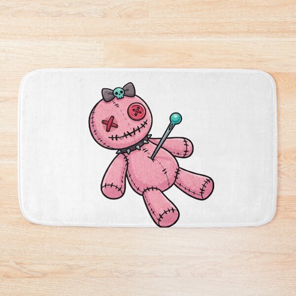 Item preview, Pastel Goth Voodoo Doll - Cute Creepy Stitched Plushie designed and sold by anuggra.