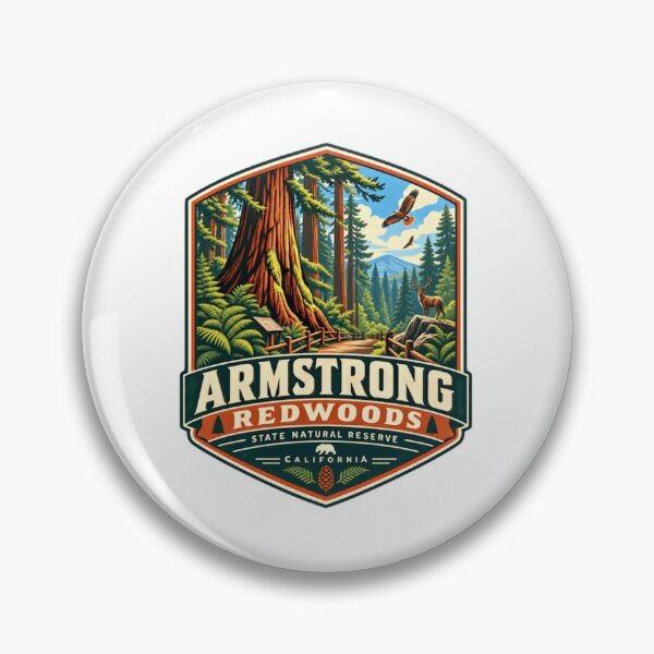 Item preview, Armstrong Redwoods State Natural Reserve California Nature Park Souvenir designed and sold by Star3NowForMe.