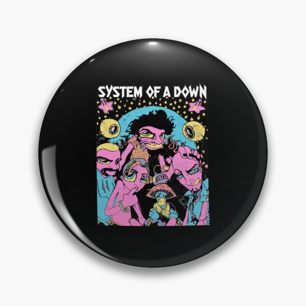Item preview, System of a Down Psychedelic Cartoon Band Art Tribute designed and sold by TRINITYDRIGUEZ.