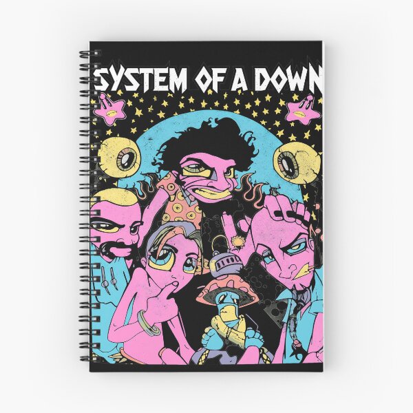 Item preview, System of a Down Psychedelic Cartoon Band Art Tribute designed and sold by TRINITYDRIGUEZ.