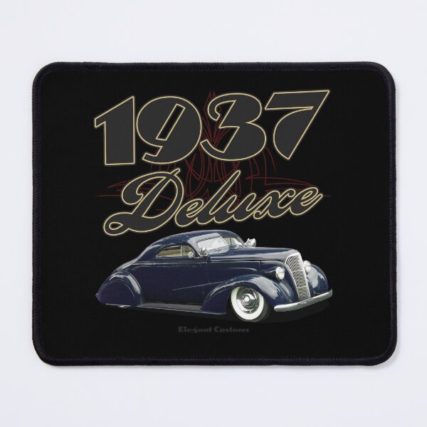 Item preview, 1937 Deluxe Coupe with text - Lowrider, Kustom, Hot Rod, Muscle Car designed and sold by Elegant Customs.