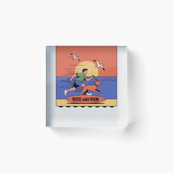 Item preview, Sunrise Beach Run designed and sold by JebliDesign.