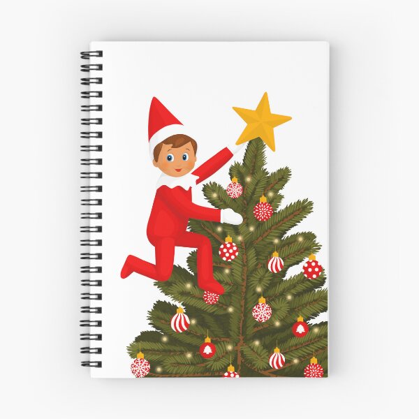 Item preview, Elf Decorating Christmas Tree designed and sold by The Home Of Pink Peach.