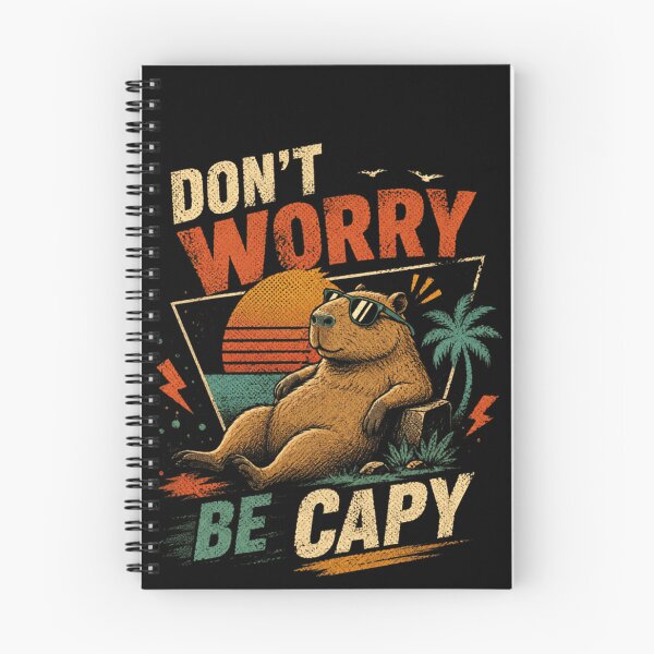 Item preview, Don't Worry Be Capy Capybara Animal Lover Funny Chill Mammal designed and sold by JonesFlora2025.