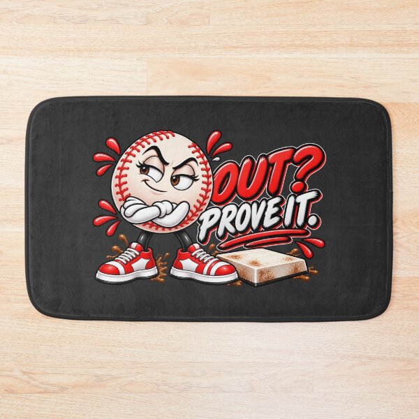 Item preview, Out? Prove It – Funny Baseball designed and sold by HO•Designs.