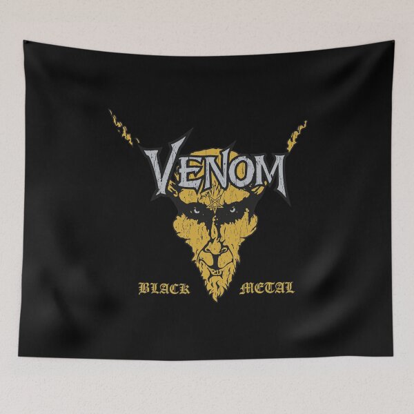 Item preview, Venom Band Logo Goat Head Retro Attire designed and sold by TRINITYDRIGUEZ.