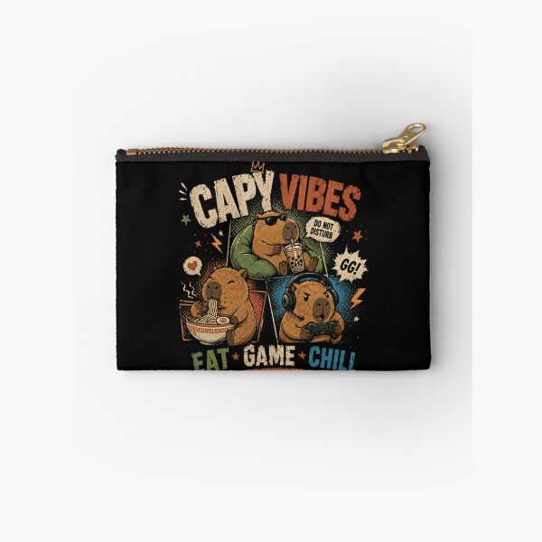 Item preview, Capy Vibes Eat Game Chill Capybara Gamer Relaxation Animal designed and sold by JonesFlora2025.