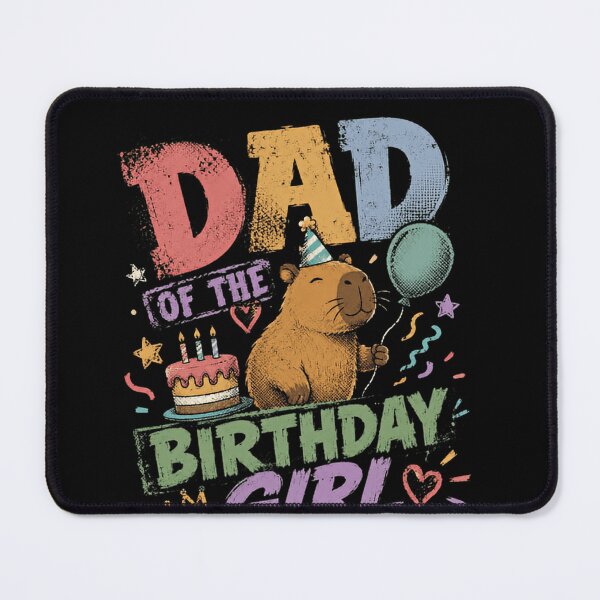 Item preview, Dad Of The Birthday Girl Capybara Father Daughter Birthday designed and sold by RetroMini2026.