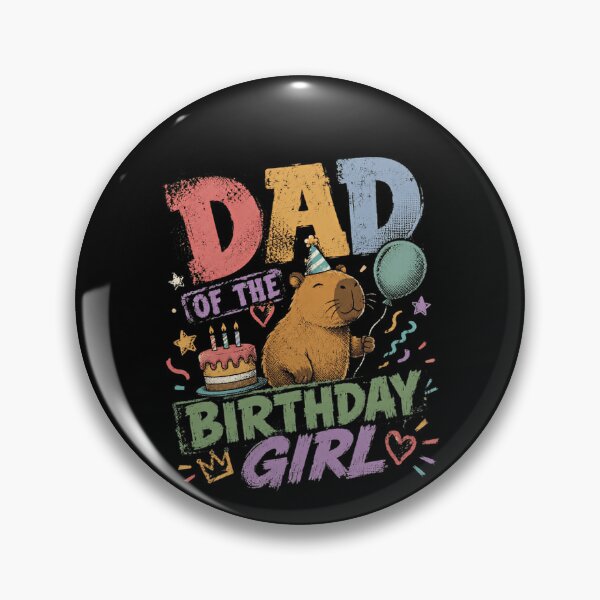 Item preview, Dad Of The Birthday Girl Capybara Father Daughter Birthday designed and sold by RetroMini2026.