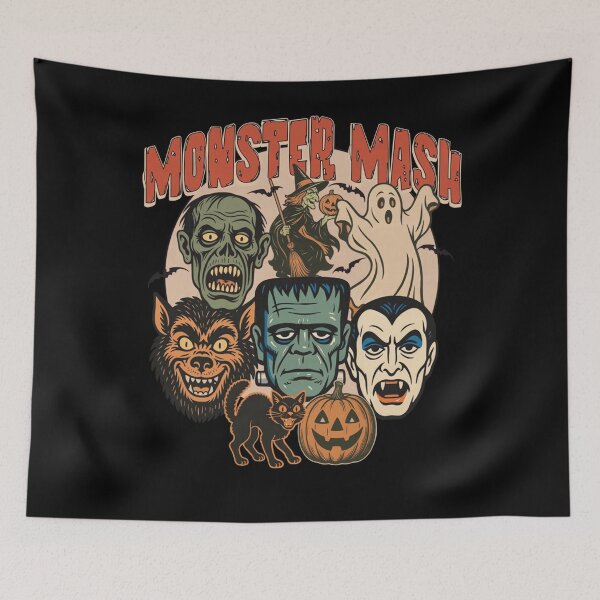 Item preview, Retro Funny Monster Mash Ghost Witchy Vampire Halloween designed and sold by JaredDeShop.