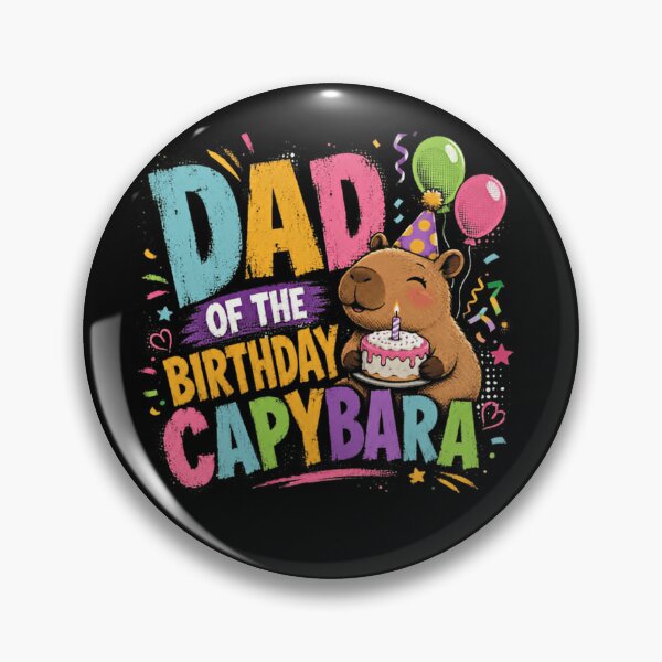 Item preview, Dad Of The Birthday Capybara Father Capybara Lover Animal Birthday designed and sold by JonesFlora2025.