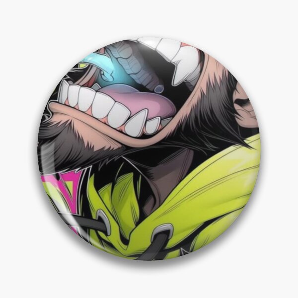 Item preview, Cyberpunk Streetwear Monkey - Neon Smoke Graffiti Art designed and sold by Shopri.