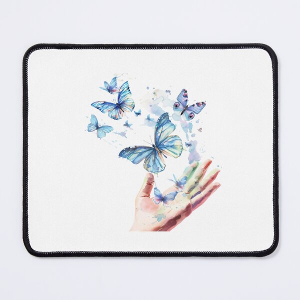 Item preview, Blue Butterfly | Elegant Nature Aesthetic Art designed and sold by Mandayartstudio.