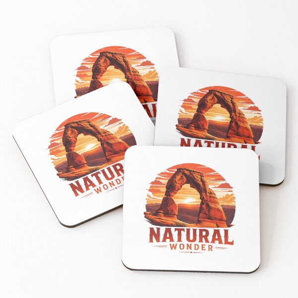 Item preview, Delicate Arch Natural Wonder – Arches National Park Sunset – Red Rock Utah Landscape Art Tee designed and sold by bobscraze.