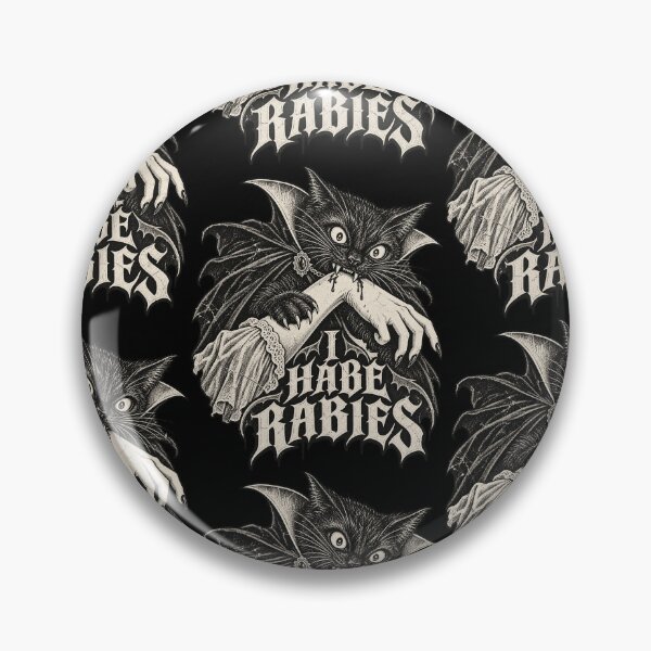 Item preview, I Have Rabies Vampire Cat Funny Horror Halloween Design designed and sold by JapanAnimeSH1.