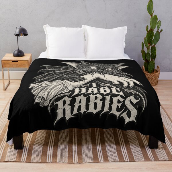 Item preview, I Have Rabies Vampire Cat Funny Horror Halloween Design designed and sold by JapanAnimeSH1.