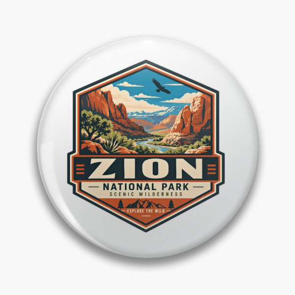 Item preview, Zion National Park Scenic Wilderness Explore The Wild Nature Lover Hiker Camper Traveler designed and sold by Simsimah26Parks.