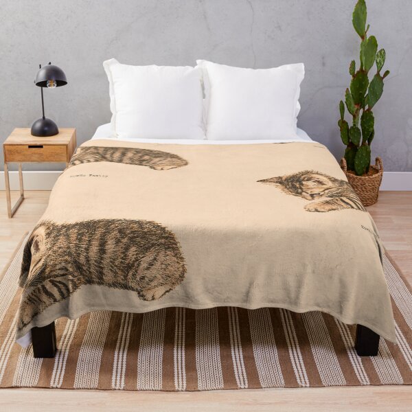Item preview, Curious Tabby Kitten Reaching: Vintage Linocut designed and sold by HowHoFamily.