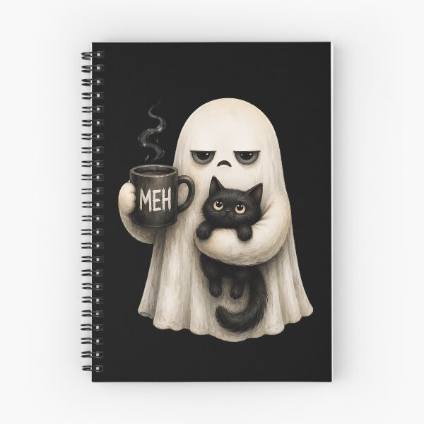 Item preview, Ghost And Cat Meh designed and sold by Aniverlia.