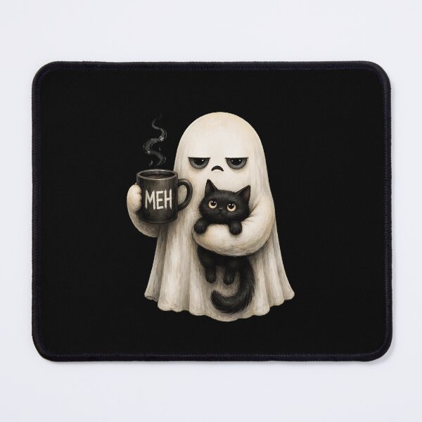 Item preview, Ghost And Cat Meh designed and sold by Aniverlia.