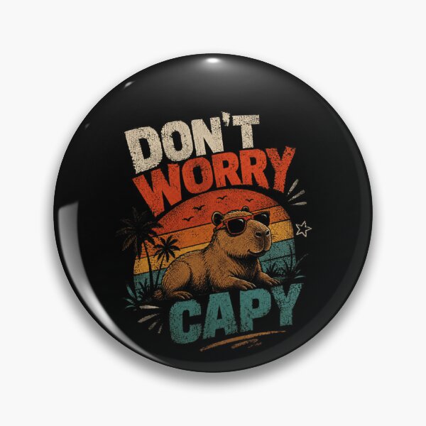 Item preview, Don't Worry Capy Capybara Lover Animal Fan designed and sold by RetroMini2026.