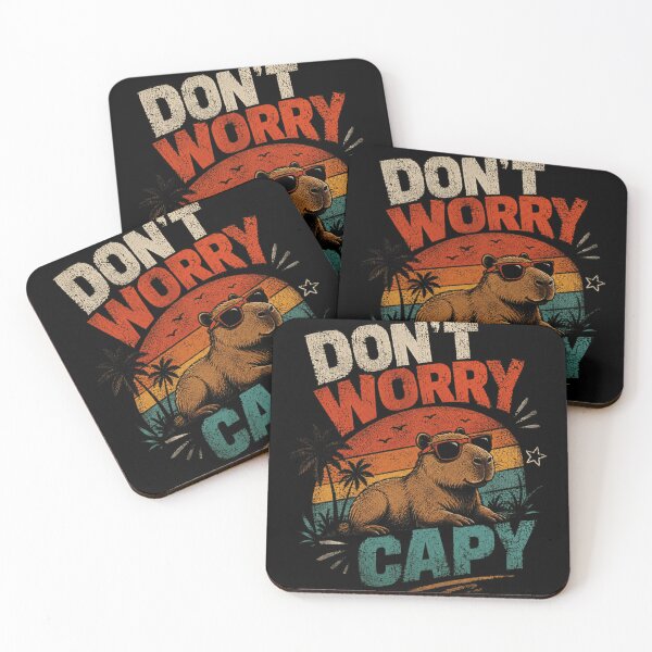 Item preview, Don't Worry Capy Capybara Lover Animal Fan designed and sold by RetroMini2026.