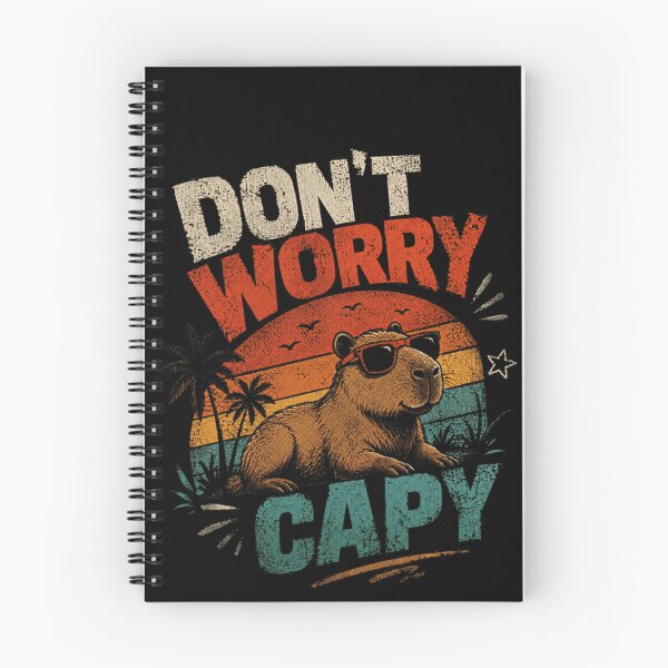 Item preview, Don't Worry Capy Capybara Lover Animal Fan designed and sold by RetroMini2026.