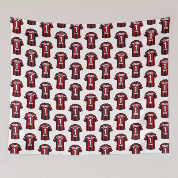 Item preview, Bournemouth Number 1 Fan Football Sticker designed and sold by The Home Of Pink Peach.