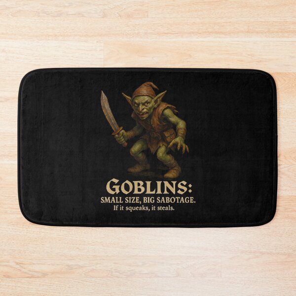 Item preview, Goblins - small size, Big sabotage. If it squeaks, it steals.  designed and sold by abby-thorns.